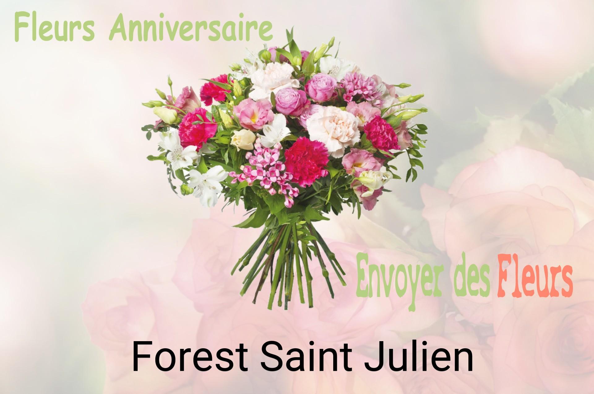 Bouquet de fleurs d’anniversaire livré à Forest-Saint-Julien